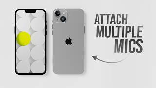 How to Attach Multiple Mics to iPhone (explained) @foxtecc