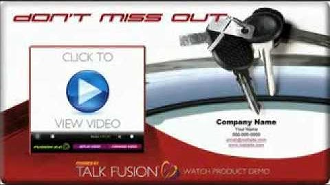 Talk Fusion | How to Send a Video Email