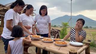 Spaghetti and Fried Chicken for Mother's Day Celebration | Countryside Life | Kusinela