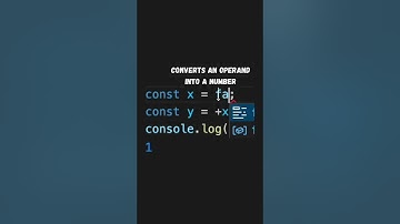 how to use the Unary plus (+) operator #javascript