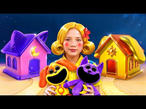 Видео: Мы построили секретный домик CATNAP! Домики Одного Цвета Челлендж! Poppy Playtime Chapter 3!