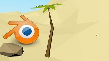 Blender 2.78 Tutorial: Low Poly Palm Tree Beginner Tutorial