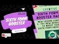 Sixth form booster package  cre8tive resources careers