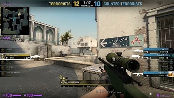 1v4 AWP Clutch Dust 2