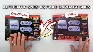 Original VS Fake Nintendo Classic Edition Mini