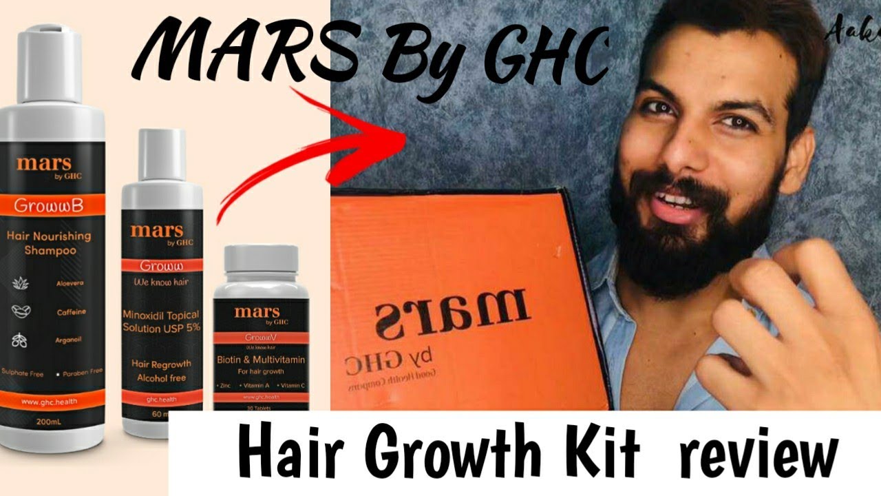 MARS By GHC Hair Growth Kit review Minoxidil for hair DHT Blocker