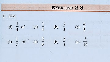 Class 7 Maths Chapter 2 l NCERT EXERCISE-2.3 l Fraction and Decimal l CBSE Board l Solution l 7th