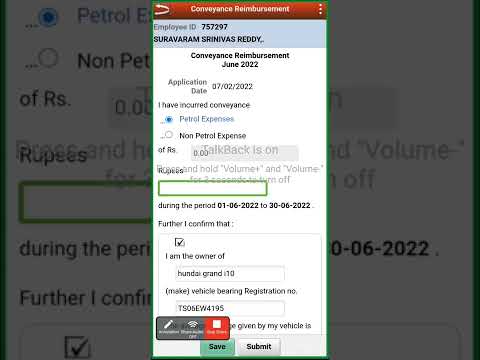 How to apli Conveyance Allowance by using Union Parivar Mobile Application