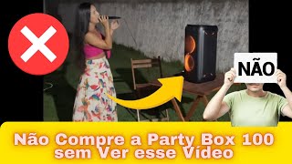 PartyBox 100 JBL Unboxing e primeiros testes com essa Super CAIXA De SOM