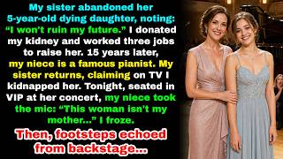 My Sister Abandoned Her Dying Daughter 15 Years Later She Accused Me of Kidnapping Her But