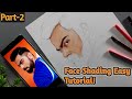 Virat kohli face drawing with coloured pencils  stepbystep tutorial part2