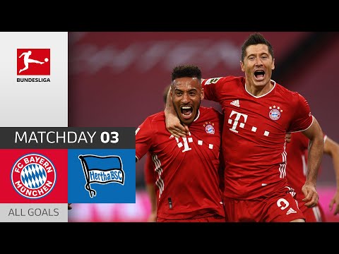 Unstoppable Lewandowski! FC Bayern - Hertha Berlin | 4-3 | All Goals | Matchday 3 – Bundesliga 20/21