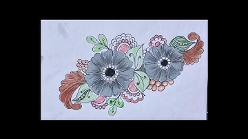 pattern147 zentangle art step by step | zentangle for beginners #zentangledoodle #zentanglelovers