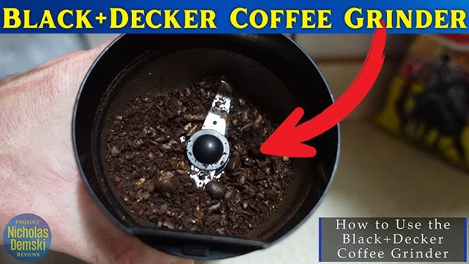 Black & Decker International CBM4 Coffee Grinder, Small