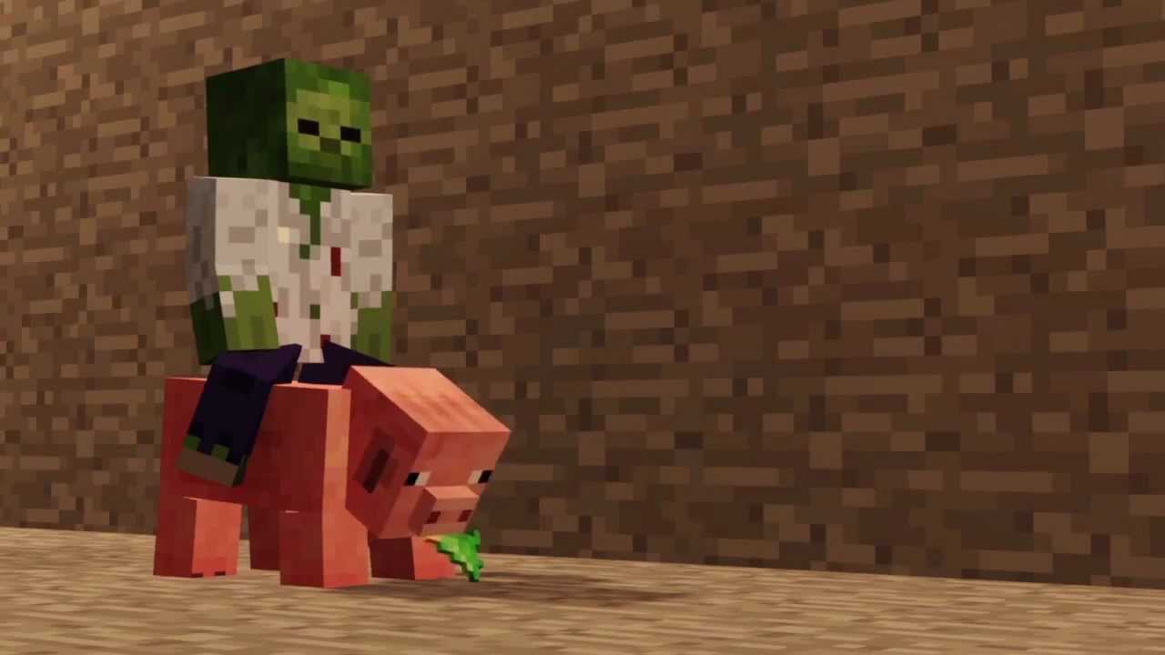 Minecraft - Wyścigi Świń - YouTube