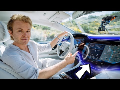 The Most Luxurious Electric Car in Monaco! New Mercedes EQS | Nico Rosberg