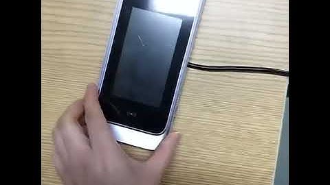 AI06 Visible Light QR Code Smart Access Control Face Recognition Time Attendance System