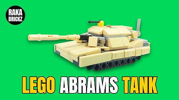 How to Build a LEGO M1A2 Abrams MOC (Main Battle Tank Tutorial)