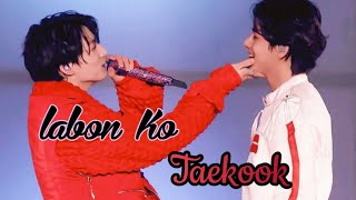 Labon Ko - Taekook Hindi FMV || Taekook || Kookv #taekook #kookv #taekookhindiedits