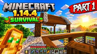 Details I Started a New Survival World in Minecraft 1 14 4!  Part 1 ⛏️#minecraft #minecraftsurvival Guide