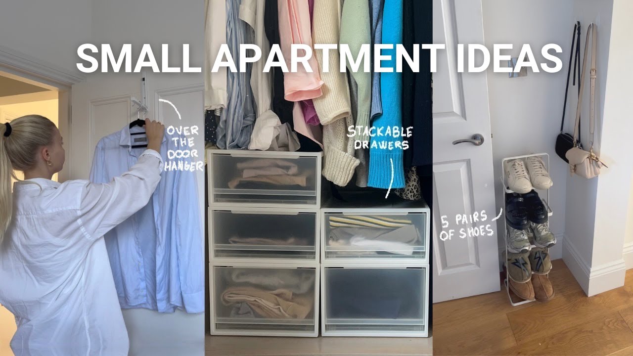 12 Ways to Organize a Small Apartment - 101 Days of Organization  Small apartment  organization, Small apartments, Apartment organization