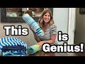 Watch This New Way to Fold Your Towels- You Will Love It