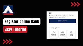 How To Register Alliance Bank Online Banking