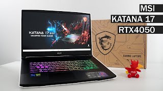Unboxing MSI Katana 17 RTX 4050 with Latest Games Test
