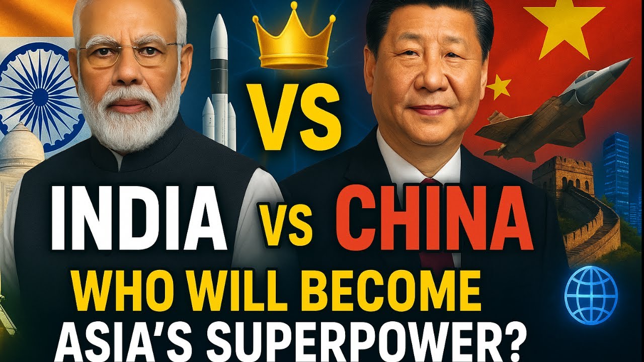 INDIA VS CHINA | WHO WILL BECOME ASIA'S NEXT SUPERPOWER ?. - YouTube