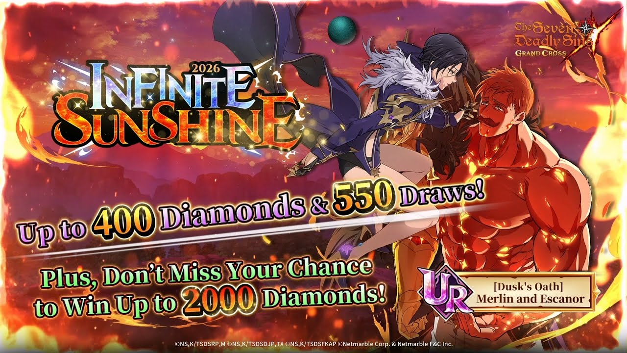 7DS] New Year Fes 2026: Infinite Sunshine Update Overview - YouTube