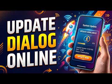How to Create Custom Update Dialog in Android Studio | Update Dialog Kaise Kare