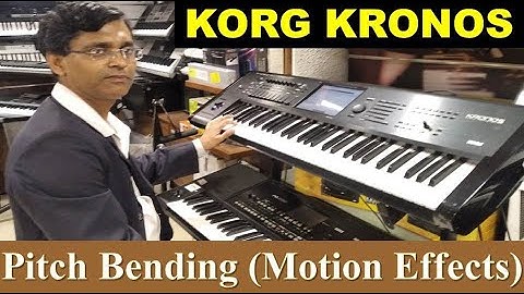 Korg Kronos || Pitch Bending || Motion effects