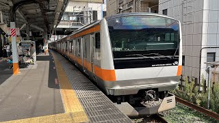 JR青梅線E233系0番台八トタT36編成 昭島駅発車
