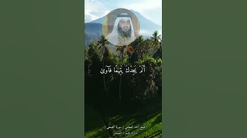 الشيخ أحمد العجمي🌹🌹🌹 [ سورة الضحى ]🌷🌷🌷🌷شارك تؤجر / العمده