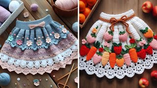 30+ New Cute Kids Crochet Skirt Designs