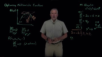 Optimizing Multivariate Functions