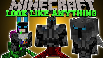 Minecraft: LOOK LIKE ANYTHING! (BECOME MOBS, CUSTOMIZE, ANIMATIONS) More Player Models Mod Showcase