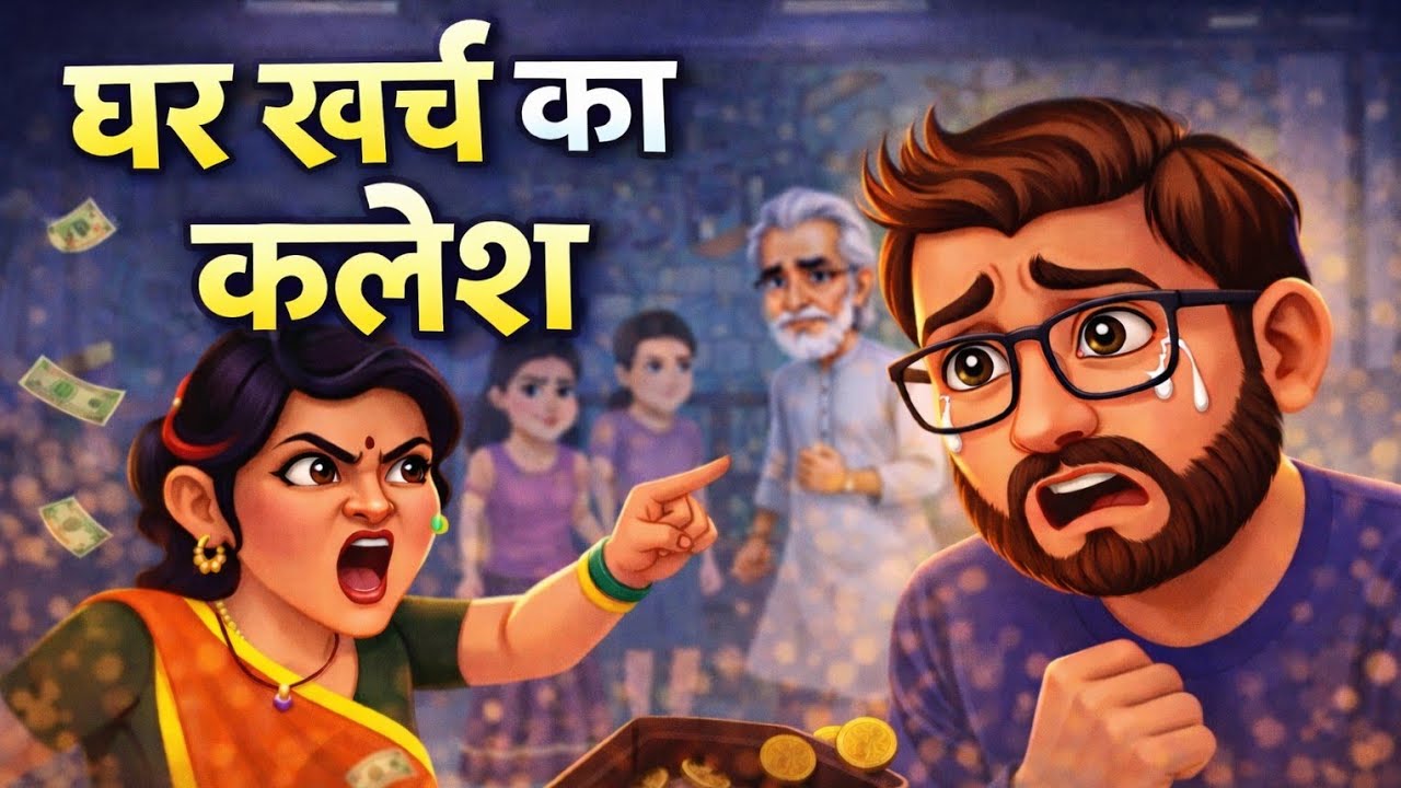 जब घर में पैसे कम हों तो क्या होता है? | सच्ची सीख देने वाली कहानी | Hindi kahani 