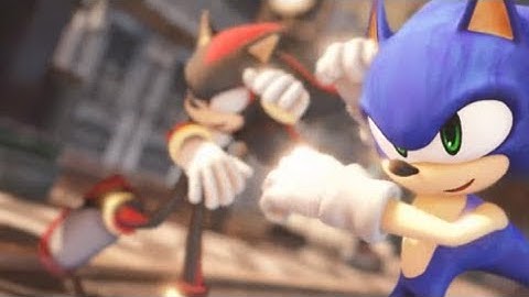 Sonic&Shadow BL Animation ★Deep Blue Town MMD Sonic dance【1080p】