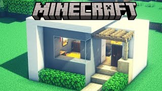 Minecraft Mini Modern Ev yapımı