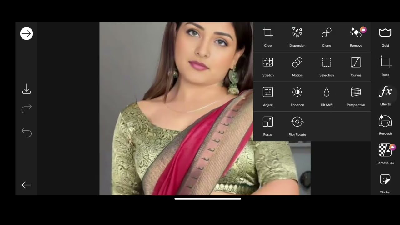 Smooth Skin + Light Effects on Phone