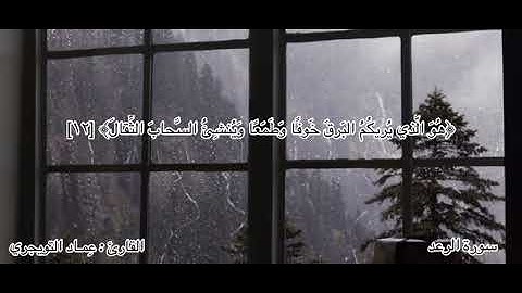 ماتيسّر من سورة الرعد | القارئ : عماد التويجري
