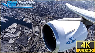 Microsoft Flight Simulator 2020 | ULTRA REALISM on RTX 3090 | Approaching Amsterdam in a Boeing 777