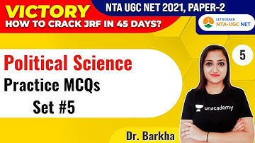 NTA UGC NET 2021 | Political Science by Dr. Barkha | Practice MCQs Set #5
