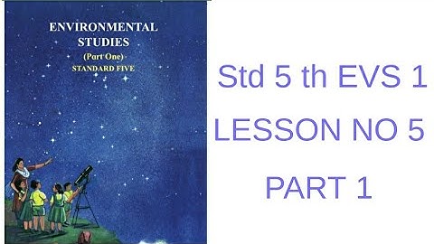 5Th std EVS 1 LESSON  NO 5 Family values PART 1