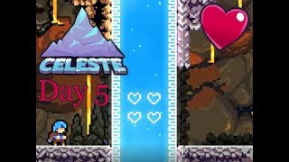 Celeste Twitch Stream | Day 5 [Crystal Hearts 1-4]