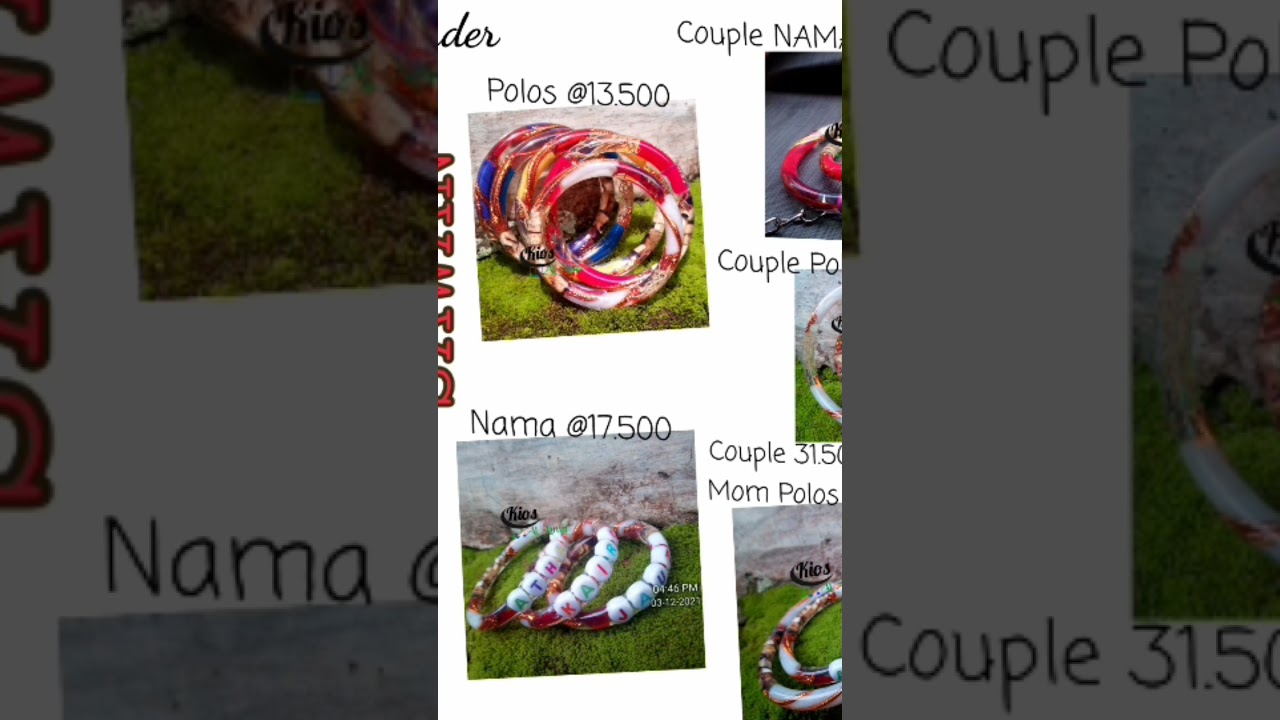 Gelang sawan bayi Couple Mom Kids Trendy Modern - Miliki aku dg NAMA kamu