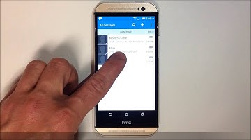 How to Delete a Text Message - HTC One