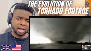 Brit Reacts To THE EVOLUTION OF TORNADO FOOTAGE!