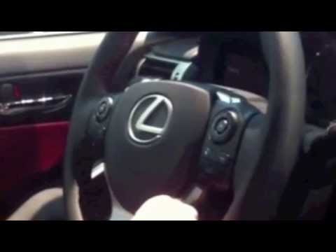 All New Redesigned 2014 Lexus IS 350 F Sport Interior Review Lexus of Edmonton AB Motor Show